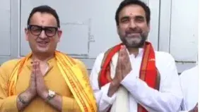 Pankaj Tripathi visits Siddhivinayak Temple ahead of Main Atal Hoon release Pankaj Tripathi visits Siddhivinayak Temple