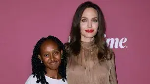 Angelina Jolie's daughter Zahara drops Brad Pitt's surname amid family row Angelina Jolie with daughter