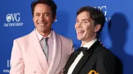 Robert Downey Jr and Cillian Murphy