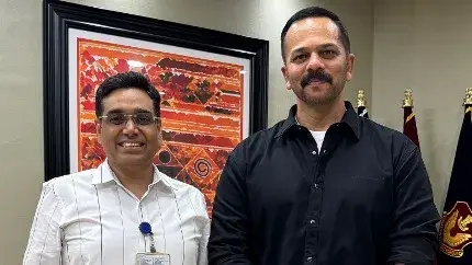 DYK Rohit Shetty worked with 12th Fail inspiration Manoj Kumar much before Vikrant Massey? Rohit Shetty with Manoj Kumar Sharma