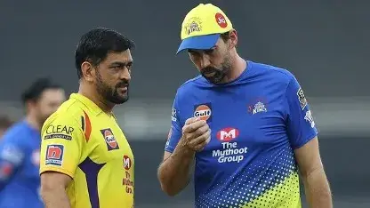 MS Dhoni and Stephen Fleming