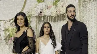 Exes Sushmita Sen, Rohman Shawl Attend Ira Khan's Reception Amid Reconciliation Rumours Sushmita Sen and Rohman Shawl