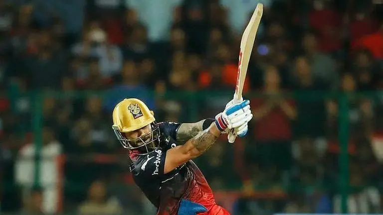 Virat Kohli in action for RCB