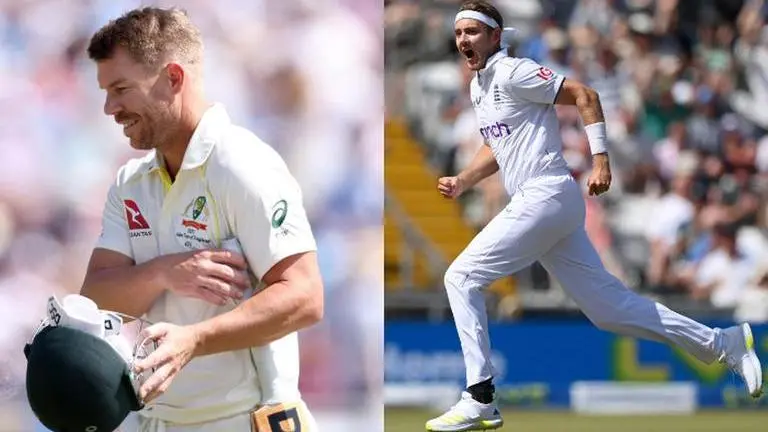 Ashes: Internet explodes as Stuart Broad dismisses David Warner for a record 17th time Ashes