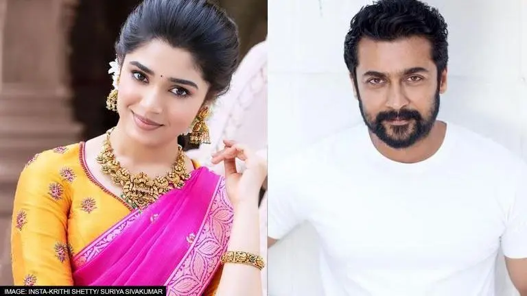 'Suriya 41': Makers announce Krithi Shetty as female lead opposite Suriya as shoot begins Suriya 41