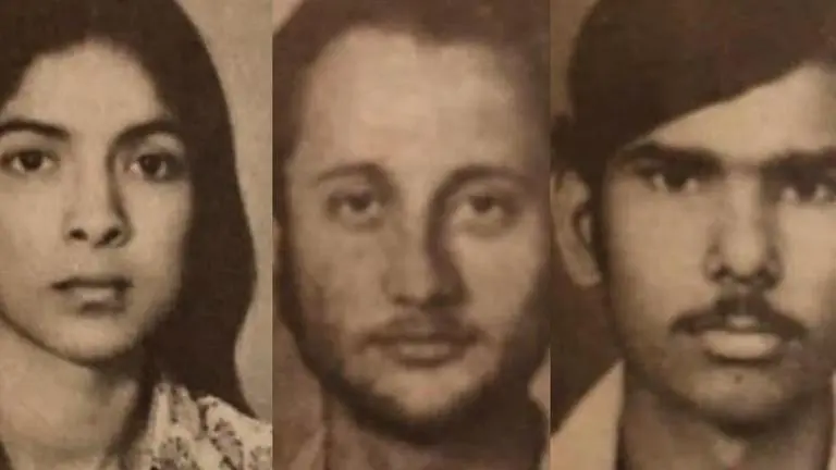Satish Kaushik's throwback photo with Neena Gupta, Anupam Kher from NSD A collage of Neena Gupta, Satish Kaushik and Anupam Kher from the college days