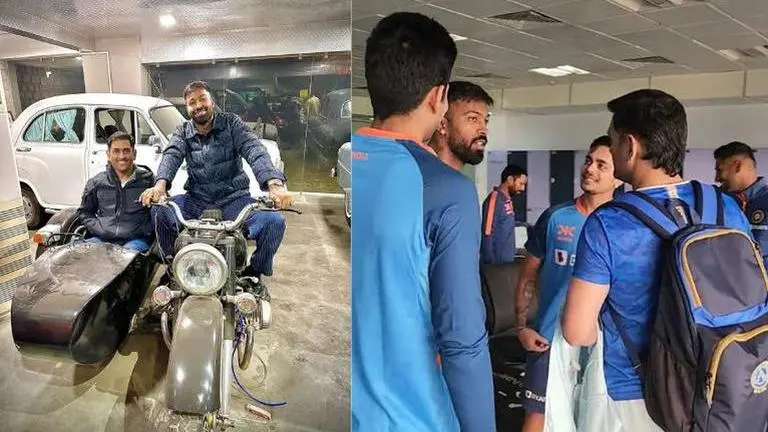 'We usually talk about': Hardik Pandya opens up on his topic of discussion with MS Dhoni Hardik Pandya