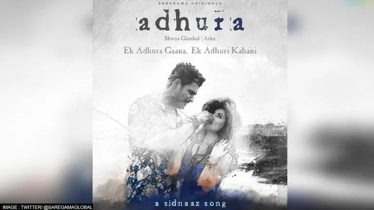 'Adhura': Sidharth Shukla, Shehnaaz Gill's music video poster dropped; Fans hail ‘Sidnaaz' Sidharth Shukla