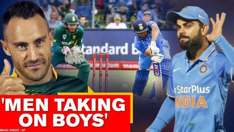 'Like Men taking on Boys:' du Plessis recollects when Kohli & Co. ran riot against Proteas Faf du Plessis