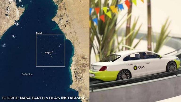 Top viral news of the week: from suez canal traffic to ola air pro launch