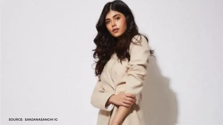 Sanjana Sanghi expresses her love for denim in recent Instagram post, take a look sanjana sanghi