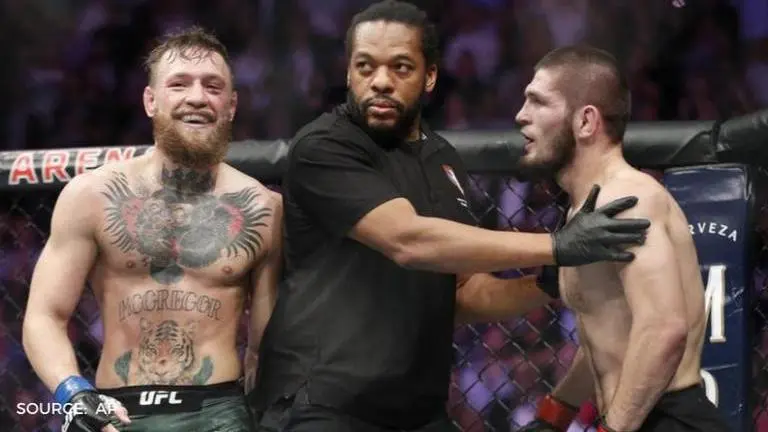 Khabib says McGregor rematch ‘makes sense’ if Conor beats Poirier at 155, not at 170 Khabib Nurmagomedov vs Conor McGregor