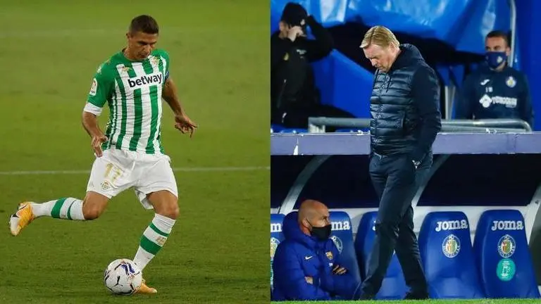 I wouldn't take Koeman, not even as a kit man: Real Betis' Joaquin SLAMS Barcelona boss ronald koeman