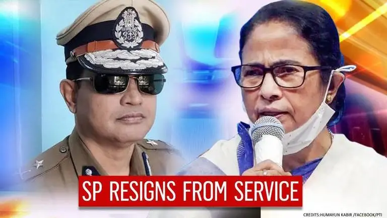 Bengal SP who arrested BJP workers for 'goli maaro' slogan quits; denies political entry Bengal IPS officer