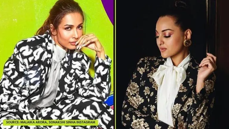 Malaika Arora vs Sonakshi Sinha: Who wore printed pantsuit better? Malaika Arora