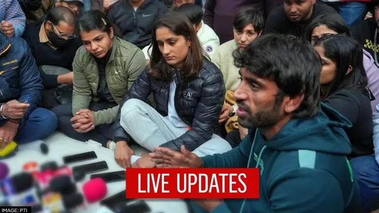 Wrestlers' Protest, Day 2 Live: Brij Bhushan Sharan Singh will fight until the end Bajrang Punia