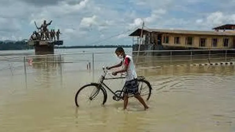 Assam Floods: Around 25,000 people affected as water enters residential areas in Dibrugarh Assam Floods