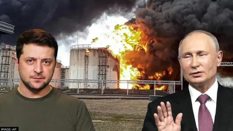Zelenskyy refuses to discuss Belgorod oil depot 'attack' as Russia blames Kyiv for fire Zelenskyy