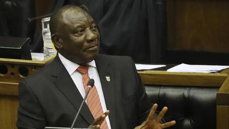 South Africa's President, ministers take 33% pay cut to fund COVID-19 measures South Africa