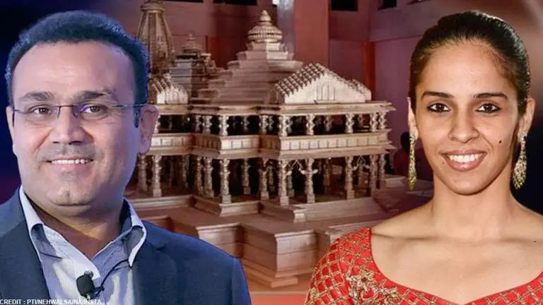 Ayodhya Ram Mandir bhumi pujan: Sehwag, Saina Nehwal, other sports stars extend wishes Ayodhya Ram Mandir