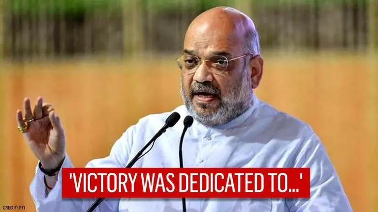 'Victory of unwavering faith': Amit Shah hails BJP win in Gujarat local body elections Amit Shah
