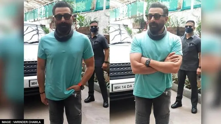 Sunny Deol smiles and poses for paps on his 65th birthday; Watch Sunny Deol birthday