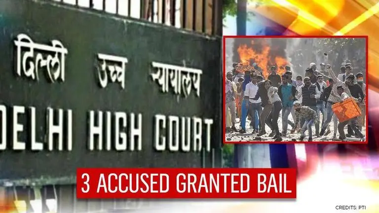 Delhi Riots: High Court grants bail to 3 accused; observes 'no evidence whatsoever' Delhi Riots