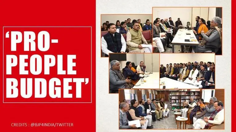 Pro-people Union budget will be presented on Feb 1: BJP BJP