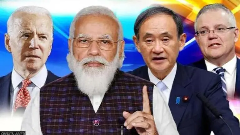 QUAD leaders pledge to strengthen cooperation & strive for 'free, open, inclusive' region Quad