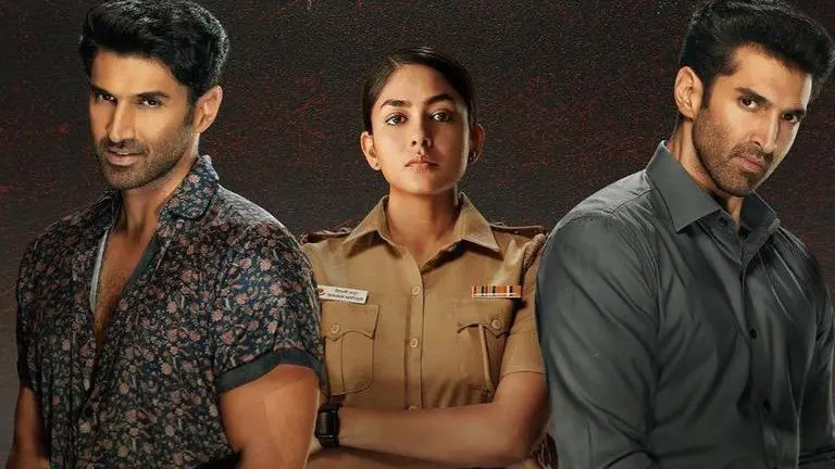 Mrunal Thakur says it was challenging to play a cop in Gumraah Mrunal Thakur in Gumraah poster