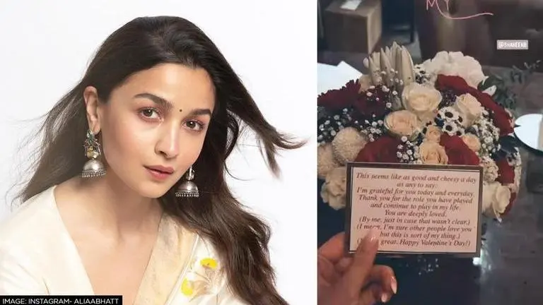 Alia Bhatt receives special Valentine's bouquet & heartfelt note; know more about sender Alia Bhatt
