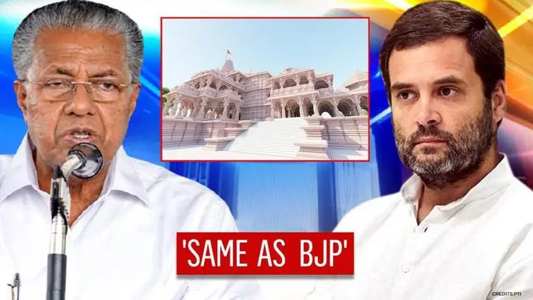 Kerala CM picks up on Congress' discord on Ram Mandir; 'difference with BJP narrowing' Kerala