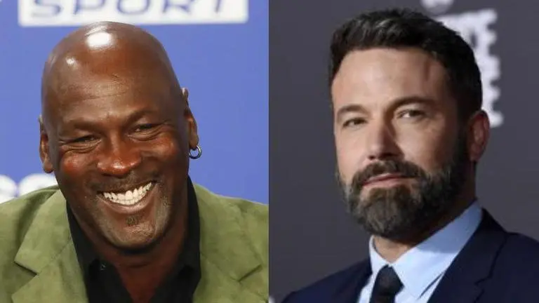 Ben Affleck and Michael Jordan