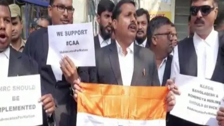 Hyderabad: Advocates celebrate passage of CAA, back NRC Hyderabad