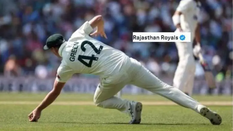 Rajasthan Royals take sly dig on Ricky Ponting following Chris Green's disputed catch Rajasthan Royals take sly dig on Ricky Ponting following Chris Green's disputed catch