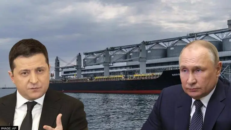 Putin blames Ukrainian drones for the cessation of grain exports via Black Sea route Putin-Zelenskyy