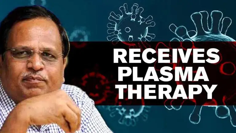 Delhi Health Minister receives plasma therapy, kept under ICU monitoring for 24 hours Delhi