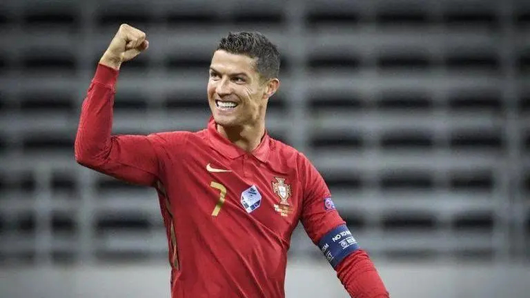 Ronaldo reaches century of international goals for Portugal