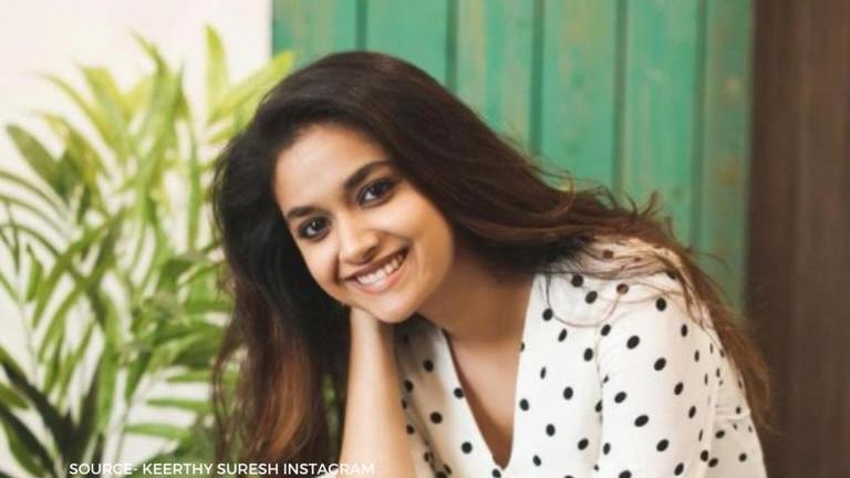 Keerthy Suresh takes 'revenge' from Arjun; posts a BTS clip from sets ...