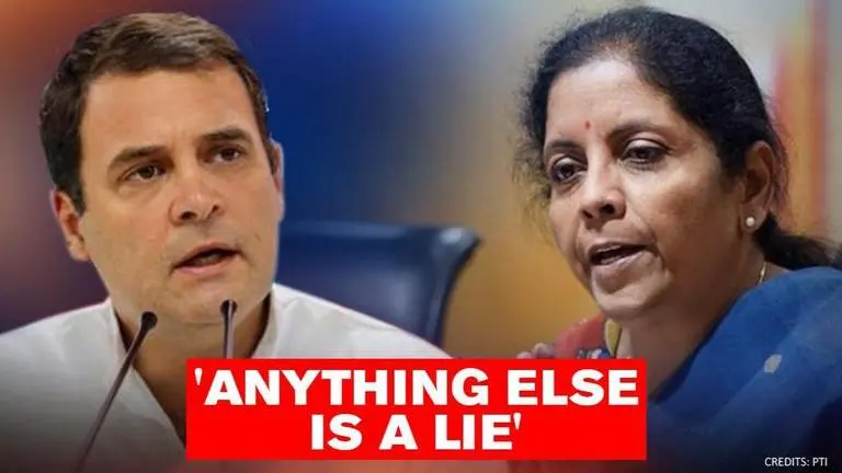 Rahul Gandhi lists 3 actions that 'destroyed' economy after FM's 'Act of God' remark Rahul Gandhi