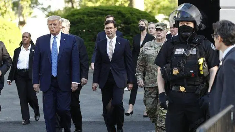 Trump: 'the nation needs law and order' Trump: 'the nation needs law and order'