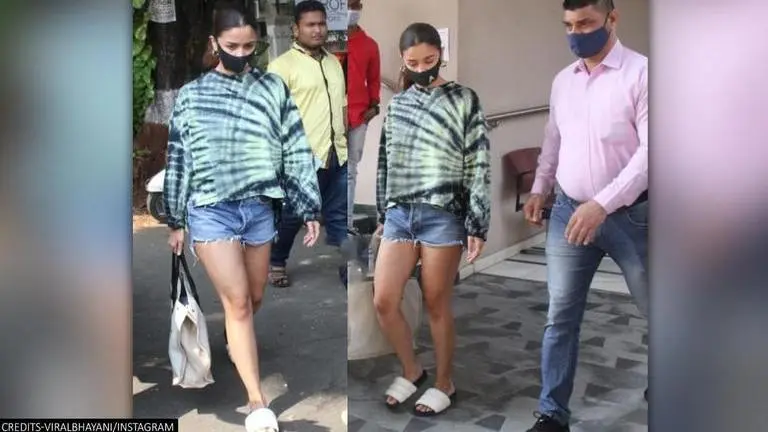 Ranbir Kapoor's bodyguard escorts Alia Bhatt as she visits Mumbai eye clinic Alia Bhatt