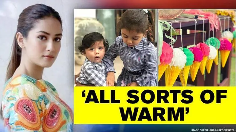 Mira Rajput reminisces about organising Misha's birthday party, calls it 'warm & fuzzy' Mira Rajput