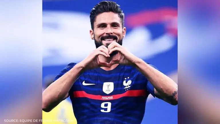 Olivier Giroud becomes second top goalscorer for France in Ukraine rout, overtakes Platini Olivier Giroud