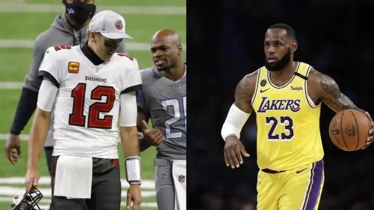 Tom Brady addresses LeBron James' compliment with iconic Heat picture; watch tom brady