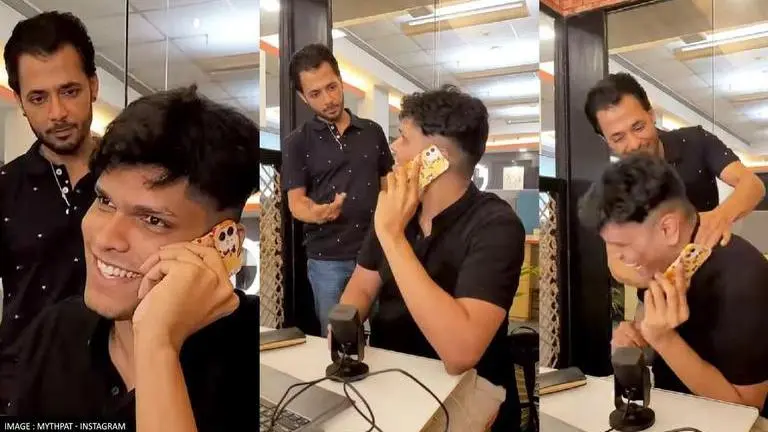 Shark Tank India's Anupam Mittal left awestruck after YouTuber imitates his style on show Shark Tank India, Anupam Mittal, YouTuber Mithilesh Patankar, Mithilesh Patankar imitates Anupam Mittal