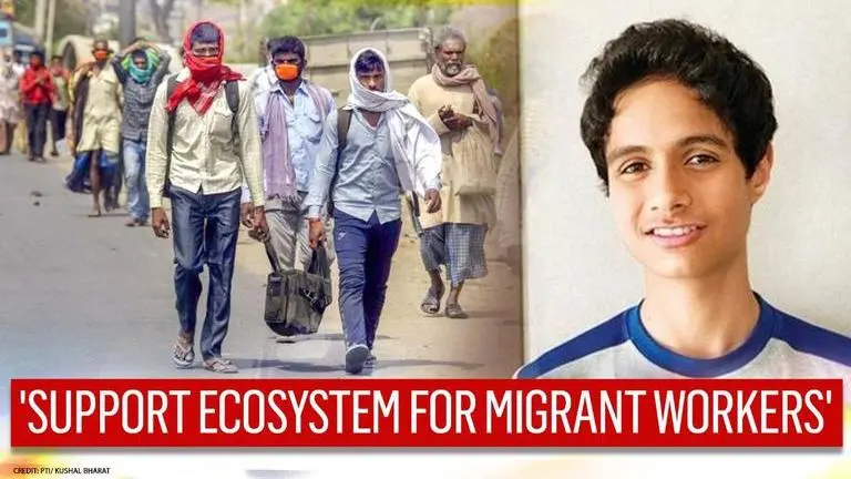 How Mumbai-based student Karan Taparia's 'Kushal Bharat' is empowering migrant workers Kushal Bharat