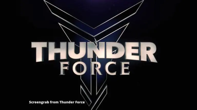 What time does 'Thunder Force' release on Netflix? Read more about the comedy film In frame: Thunder Force logo