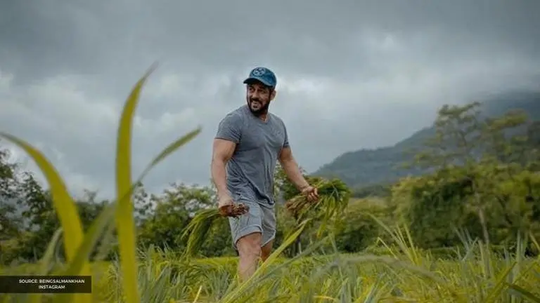 Salman Khan completes "Rice plantation" at his Panvel farmhouse; WATCH Salman Khan