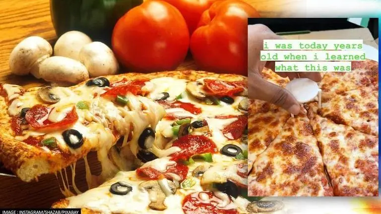 Wondered why pizza comes with a small table in the centre? Watch video pizza